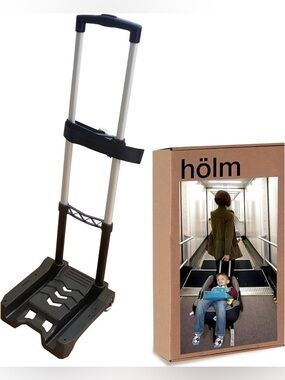 HOLM Car Seat Travel Cart with Wheels Folding Dolly Roller Airport Airplane